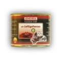 Amora kassikonserv loomaliha ja kanasüdamega, 12x200 gr. 100% liha!